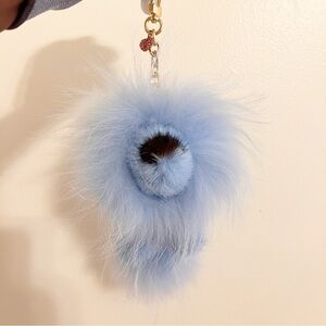 Blue Lion Bag Charm